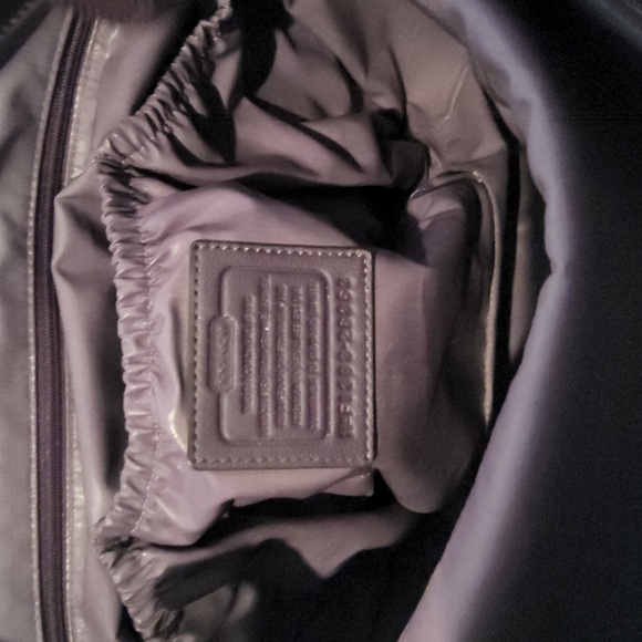 Large Coach  26353 eggplant purple Diaper bag changing pad - Picture 8 of 10